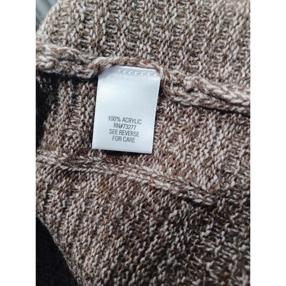 CROFT & BARROW WOMENS OPEN FRONT CHESTNUT KNIT CARDIGAN SWEATER SIZE SMALL NWT - Picture 6 of 6